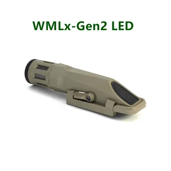 Светодиодный Тактический фонарь WMLx-Gen2, 800 Люмен, Фонарь для Охотничьего оружия AR15 Picatinny Rail