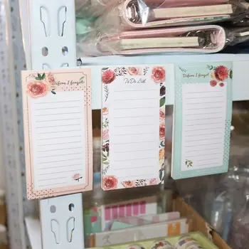 Шкафчики для холодильника Цветочный Набор Список Дел Магнитные Блокноты Магнитный Блокнот Для Заметок Блокнот для Списка покупок На Холодильник Блокнот для Заметок