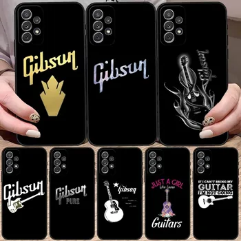 Чехол для телефона Gibson Guita Для Samsung Galaxy S22 S10 S20 S30 S7 S21 S8 S9 S6 Pro Plus Edge Ultra Fe Дизайн Задней Крышки