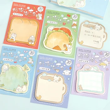 10 упаковок / ЛОТ Серия Milk Bubble Shiduo creative simplicity материальная упаковка бумажный блокнот для заметок
