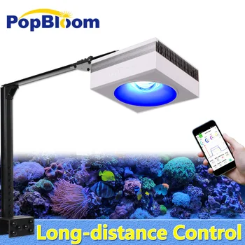 PopBloom-RL90 WiFi Светодиодный Светильник Для Морского Аквариума, Smart-App Control Морская Светодиодная Аквариумная Лампа Для Выращивания Аквариумных Рыб 40-60 см
