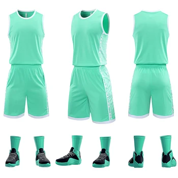 Баскетбольная одежда для мужчин и женщин, летний быстросохнущий спортивный костюм, униформа для тренировок, дышащие трикотажные изделия Оптом на заказ