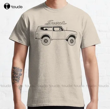 International Scout Ii Harvester Classic винтажный внедорожник для грузовиков 4X4 Классическая футболка для сна на заказ Aldult Teen Unisex