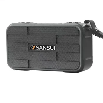 SANSUI F29 Портативные Беспроводные Колонки Bluetooth FM-Радио Открытый HI-FI Сабвуфер Поддерживает Выход На наушники USB-накопитель TF-карта AUX