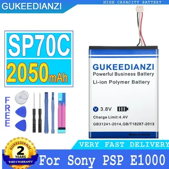 Сменный Аккумулятор GUKEEDIANZI емкостью 2050 мАч SP70C для Sony PSP E1000 E1002 E1004 E1008, Импульсная Беспроводная Гарнитура 7.1