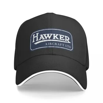 Бейсболки с винтажным логотипом Hawker Aircraft, Полихромные модные бейсболки, Дышащие повседневные уличные Унисекс