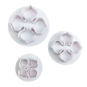 Пластиковые формы для помадки R2JC, приспособления для украшения торта из помадки в форме цветка гортензии