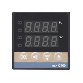 REX-C100 M * DN Интеллектуальный регулятор температуры Релейный Выходной термостат AC100-240V 0-400 ℃ PID-регулятор температуры