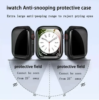 Защитный чехол для Apple Watch Series 6 5 4 SE 2 40 мм 41 мм Защитная пленка из закаленного Стекла для iWatch 9 8 7 45 мм 44 мм 49 мм Ultra