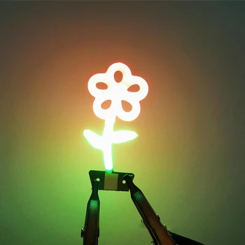 3V Светодиодный Гибкий Диод накаливания Edison в форме цветка Рождественский Светильник Для украшения праздничной вечеринки DIY Аксессуары для ламп