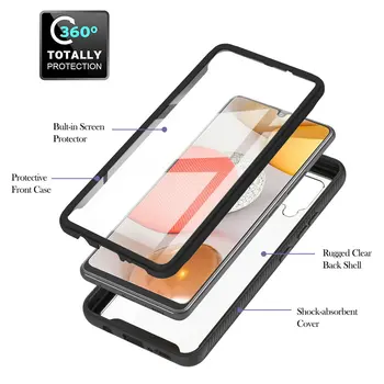 Новый Стиль Противоударный Чехол Жесткая Задняя крышка для Samsung Galaxy A42 5G 2020 Crystal Case Бампер Броня Защита Экрана для Samsung A