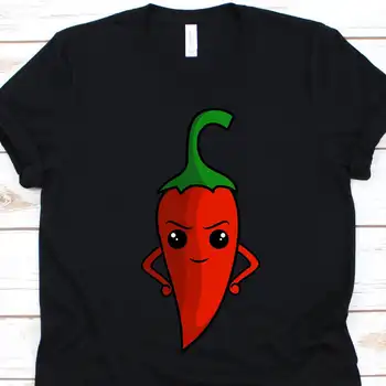 Крутая футболка с халапеньо для влюбленных мужчин и женщин, дизайн с перцем чили, острый перец, Длинный Хуачинанго