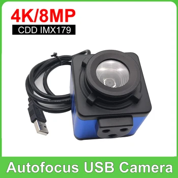HD Автофокус 4K 8MP CCD IMX179 Сенсор USB Мини-Веб-Камера Без Искажений Объектив UVC OTG PC Видеокамера Для Сканирования Документов Для Совещаний