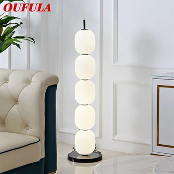 Скандинавский торшер OUFULA LED Современная мода Креативные Помидоры на палочках, Стоячие светильники для дома, гостиной, дивана, спальни