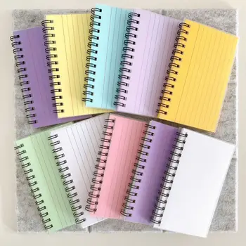 Блокнот с горизонтальными линиями, отрывная книжка на катушках, записная книжка Cuaderno Journal, канцелярские принадлежности, дневник Libretas, записные книжки