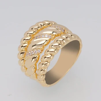 Модное комбинированное кольцо с драгоценными камнями, высококачественные кольца с микро-покрытием AAA + Кубический цирконий для женщин, подарок для свадебной вечеринки
