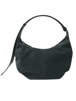 Замшевая женская сумка через плечо подмышечная сумка
