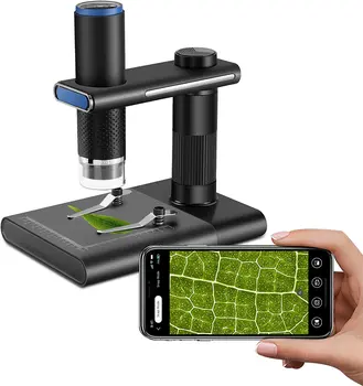 WiFi Камера Микроскоп для Телефона 50-1000x Портативный Ручной USB Цифровой Микроскоп с Регулируемой Подставкой Для iPhone Android iPad