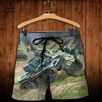 PLstar Cosmos Tiger Tank С 3D Принтом 2021, Новая Мода Для Мужчин/Женщин, Летние Повседневные Шорты, Пляжные Короткие Брюки, Стиль Одежды-T37