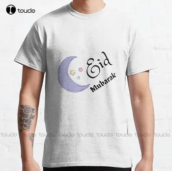 Ид Мубарак - Забавные и милые футболки с цитатами, Классическая футболка, футболки для мам, женская уличная одежда в стиле харадзюку из дышащего хлопка Xs-5Xl