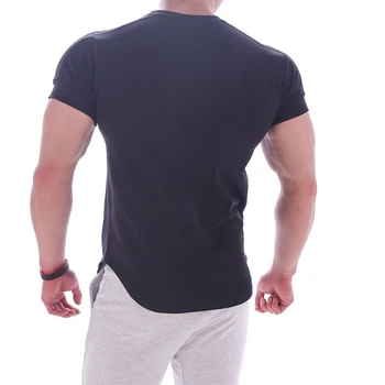 Мужские рубашки, мужские полиэстеровые рубашки с круглым вырезом, футболки для бега с коротким рукавом, футболки с короткими рукавами, мужские футболки с короткими рукавами