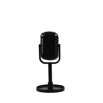 Имитация Классического Ретро динамического вокального микрофона, универсальная подставка для микрофона в винтажном стиле для записи в студии караоке вживую