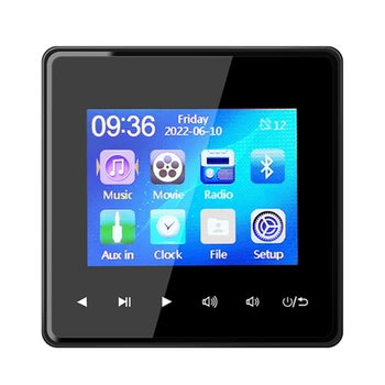 Домашний Новый настенный усилитель с экраном Mini Bluetooth 2.8 HD, музыкальный центр, звуковая система, телевизор, планшет, Smart Digital Stereo FM
