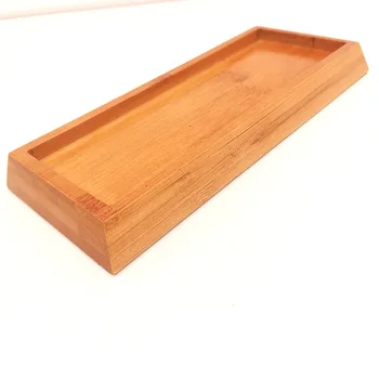 Стационарная точилка для кухни с прочной нескользящей основой, прямоугольный бытовой бамбуковый держатель для ножей, точильный камень из бамбука