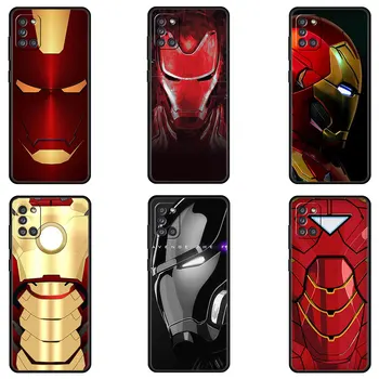 Чехол Iron Man Mark для Samsung Galaxy A51 A71 A21 A21s A12 A13 A52 A72 A02 A02s силиконовый чехол Funda Marvel для телефона
