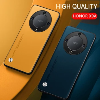 Для Honor X9A Обычная Кожа Кожаный Чехол Для Huawei Honor X9A Кожа Мягкая Рамка Камеры Защищает Чехлы для Honor X8A/Honor X7A